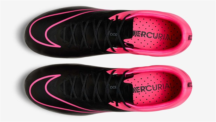 Oneindigheid frequentie Intrekking Zwart/roze leren Nike Mercurial Vapor 10 voetbalschoenen - Voetbal-schoenen .eu