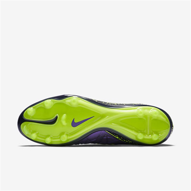 Paarse Nike Hypervenom Electro Flare Voetbalschoenen 2
