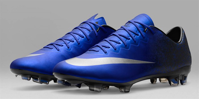 Blauwe Nike Mercurial Vapor X CR7 Voetbalschoenen