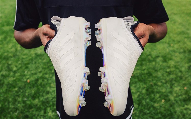 Adidas -glitch -voetbalschoenen -wit