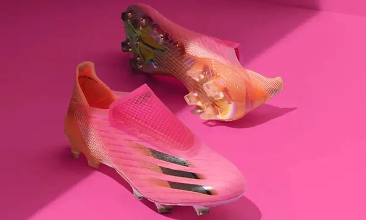 Roze/oranje adidas X Ghosted voetbalschoenen