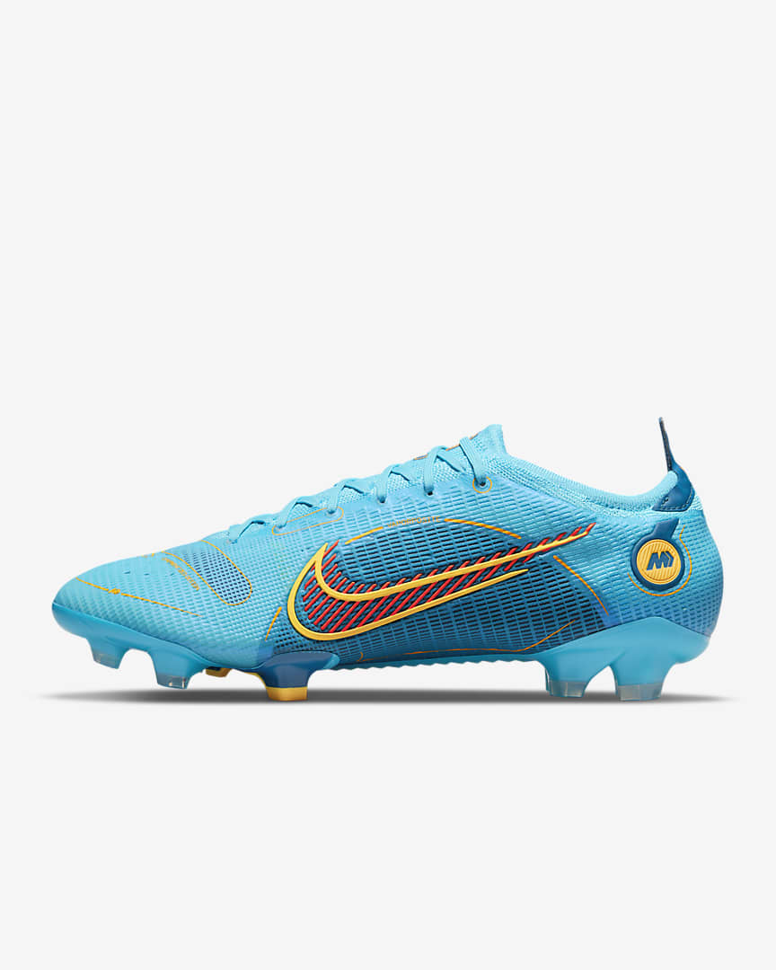 Nike Mercurial Vapor 14 Elite Gras Voetbalschoenen (FG) Wit Zwart