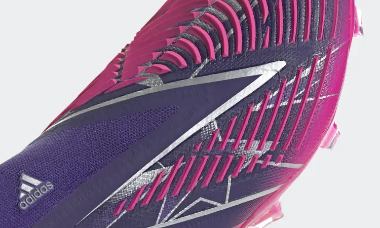 Paars/roze adidas Predator Edge voetbalschoenen Champions Code