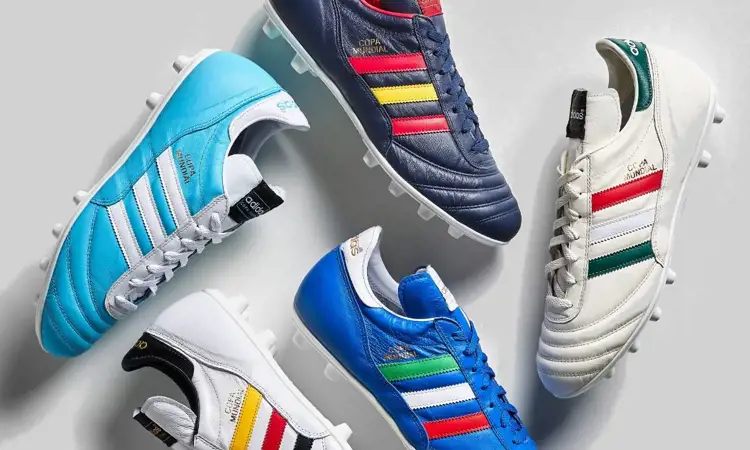adidas lanceert Copa Mundial voetbalschoenen in kleuren voetbalshirts landen